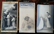 Images religieuses  lot de 3 images communion /1932/43/45 LATHUS 86 NOIR/BLANC