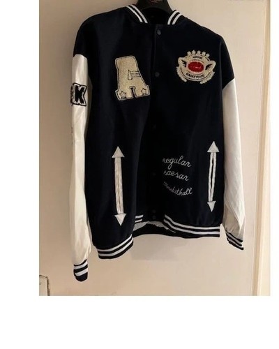 Veste universitaire bleu