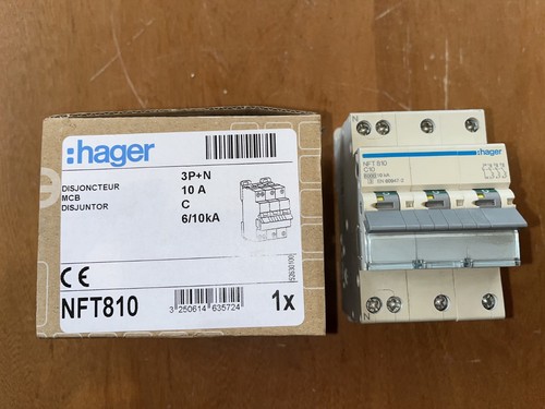 Hager nft810 disjoncteur - hager,