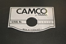  RARE CAMCO by TAMA BADGE FOR