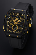 Montre homme luxe quartz acier inoxydable étanche sport date et semaine