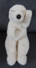 A1G / peluche doudou ours polaire blanc GIPSY vintage ancien