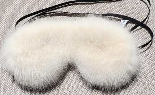 Vison masque cuir fourrure - masque,