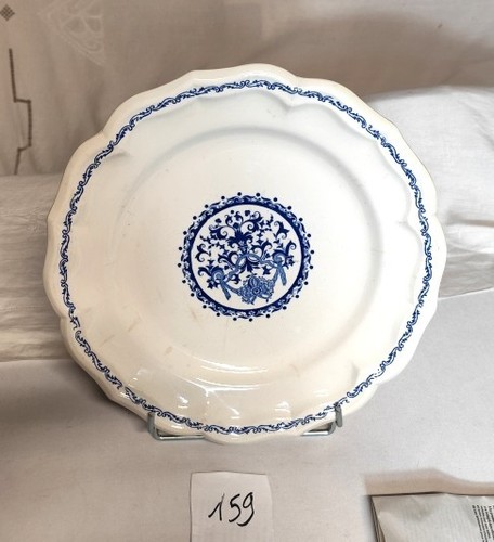 159 gien plat - gien., faïence