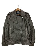 ZARA Veste en cuir