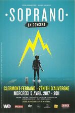 FLYER PLV - SOPRANO : EN CONCERT LIVE 2017 ZENITH CLERMONT FERRAND ( FRANCE )