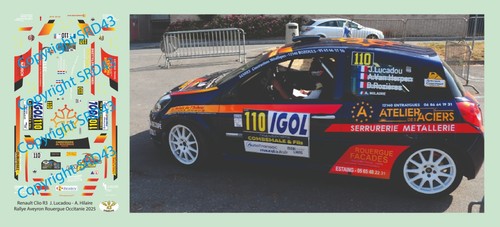 Decals renault clio r3 - decals,