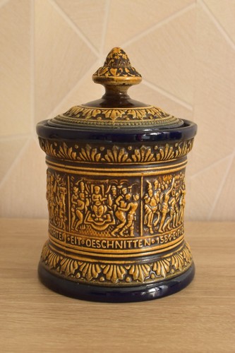 Pot tabac ancien grès - pot,