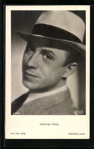 Carte postale acteur werner - postale,