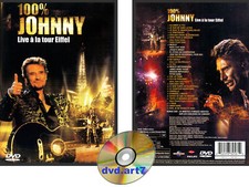 DVD : JOHNNY HALLYDAY : 100 % JOHNNY LIVE A LA TOUR EIFFEL