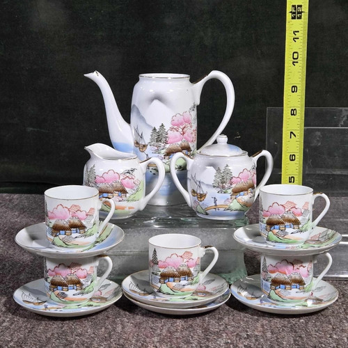 Vintage kutani japanese geisha - vintage,