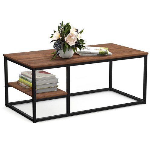 Table basse industriel bois - table,