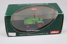 ZC476 SCHUCO 02625 Miniature Agricole 1/43 Tracteur plateau Fendt Geräteträger