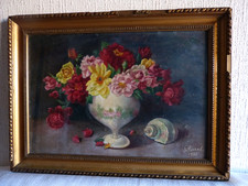 Tableau peinture ancienne 1933