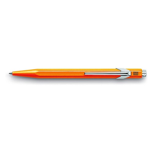 Stylo bille orange fluo - -,