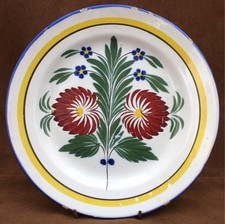 assiette faïence décor