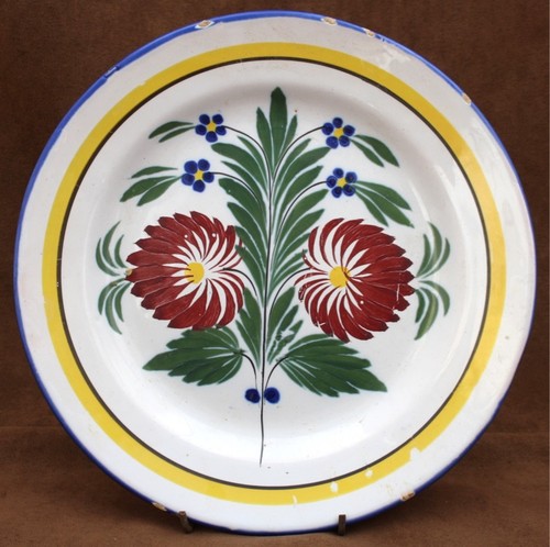 Assiette faïence décor - assiette,