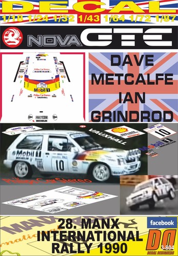 Decal vauxhall nova - vauxhall,