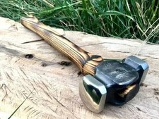 Poignée marteau de forgeron de 3 livres fer forgé coupe forgeron enclume...