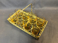 Lot 8 anciens petits verres à