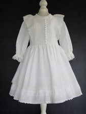 ROBE en coton blanc pour