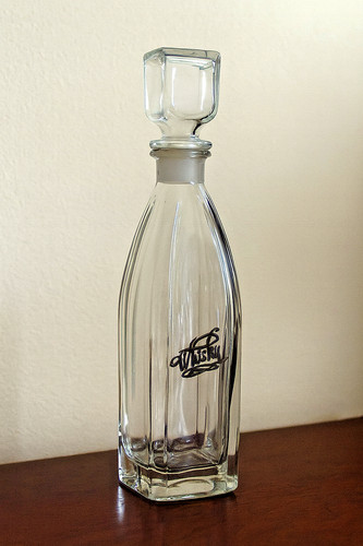 Carafe cristal inscription - carafe,