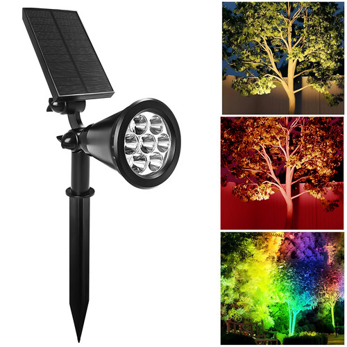Rgb led solar spot - rgb,