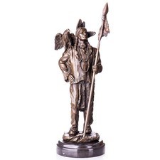 Sculpture en bronze un Indien