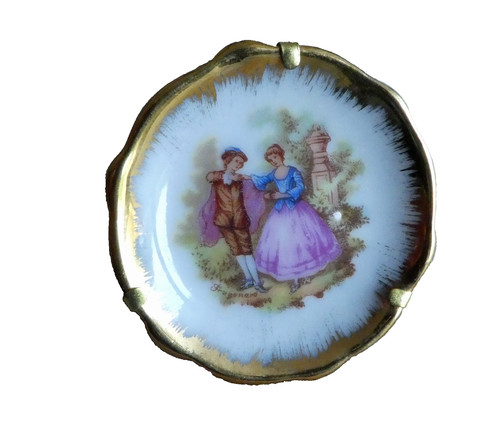 Assiette miniature - , en