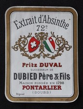 Ancienne étiquette Extrait