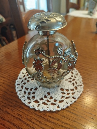 Flacon verre vintage - en,