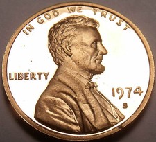 PROOF 1974-S LINCOLN CENT~UPGRADE YOUR COLLECTION~FR/SH