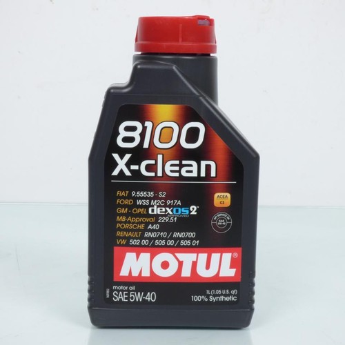 Bidon huile motul 8100 - de, d'huile