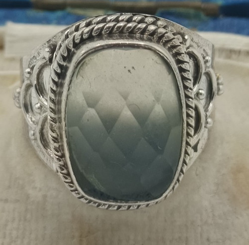 Bague argent aigue - en, et