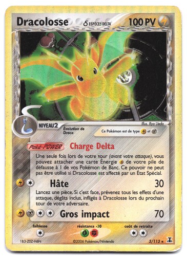 Carte pokémon dracolosse - pokémon,