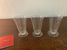 2 verres à vin modèle Michel-Ange de Baccarat (prix à la pièce)