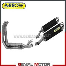 Echappement Complete Arrow Street Thunder Alu Noir Kawasaki Z1000 2014 > 2016