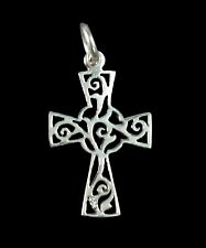 Pendentif Croix Celtique en Argent 925 - Bijou Tradition Celte  # 26387