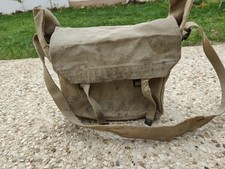Authentique Sacoche/Musette Militaire Vintage (Canvas Kaki) - WWII 🍒
