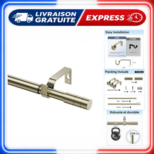 Tringle rideaux extensible - rideaux,