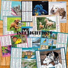 Calendriers La Poste Almanachs 2026 paysages animaux chiens chats fleurs