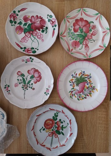 Lot assiettes faïence - lot, de