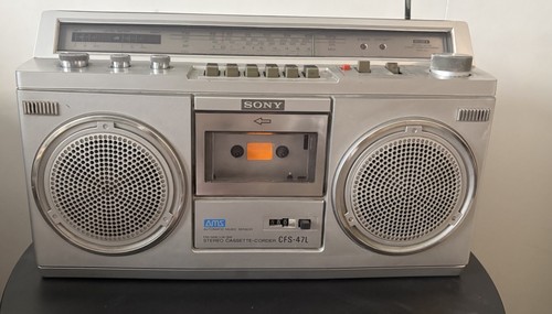 Ghettoblaster boombox sony - boombox,