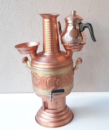 Samovar cuivre bouilloire - en,