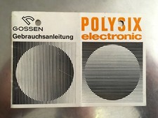 GOSSEN POLYSIX Manuel Électronique Texte. Allemand - Classic-Camera-STORE