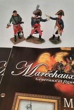 Lot De 3 Soldats En Plomb  HACHETTE Maréchaux D'empire N°78,77,76