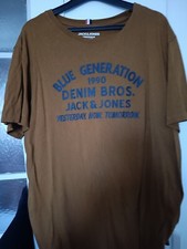 T-shirt homme Jack & Jones Marron taille XL