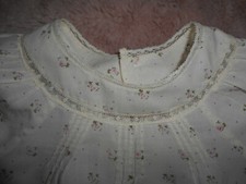 BONPOINT MAGNIFIQUE BLOUSE liberty et dentelle calais 12M/TBE LIVRAISON GRATUITE