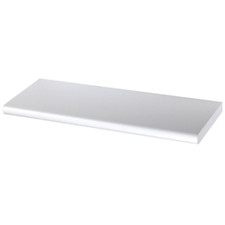 Étagère Blanche Rectangulaire En Bois 40X20X1,8 Cm