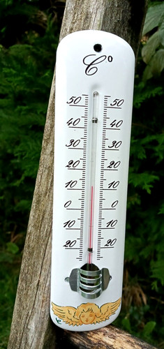 Ancien thermomètre émaillé
